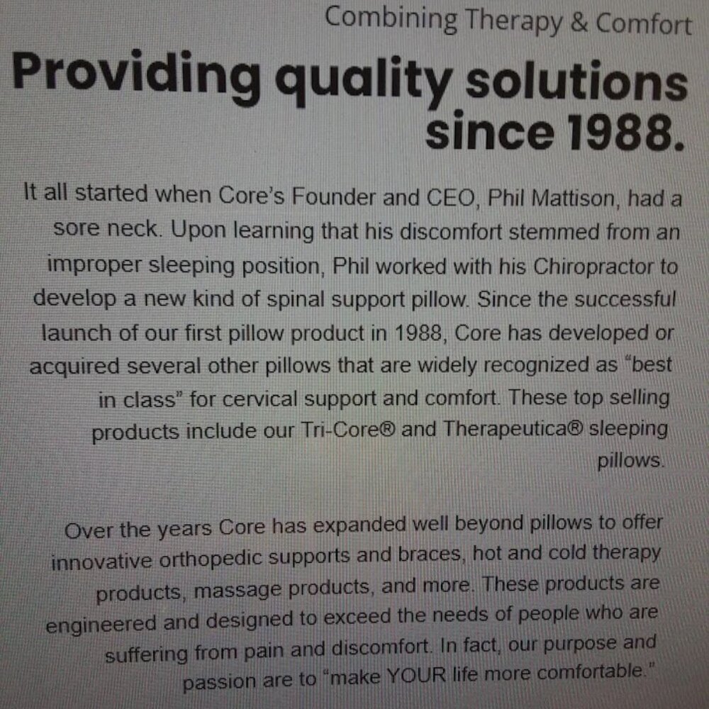 Core Products international Tri- Core Pillow - Picture 11 of 14
